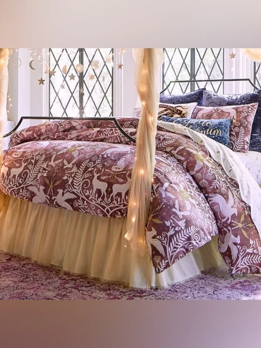 Pottery Barn Patronus Damask Duvet Set